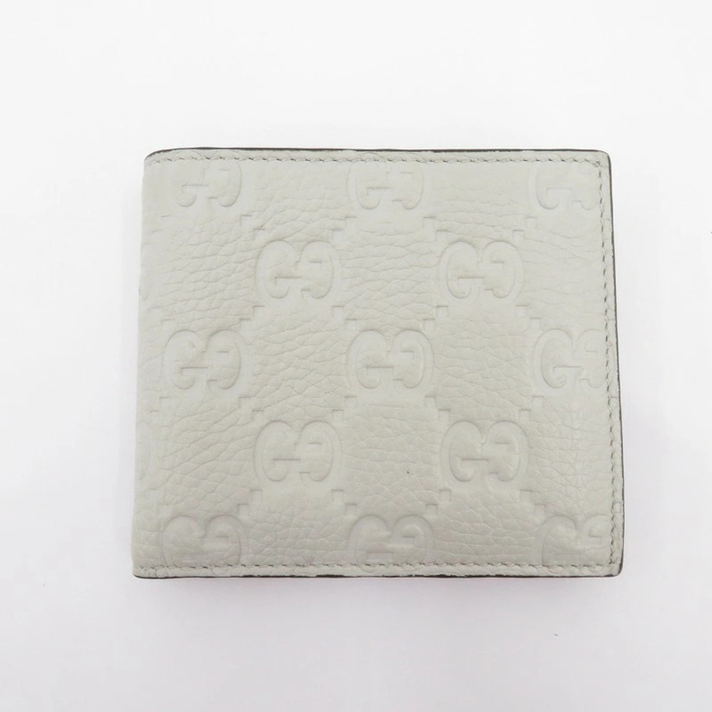 Gucci GG Embossed Bi fold Wallet Gray
